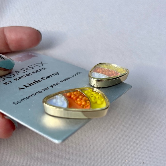 🎃 Halloween earring lot 4 pairs candy corn jacks lanterns ghosts costume - Picture 5 of 7